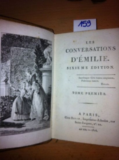 [EPINAY (Louise Tardieu d'Esclavelles, marquise d')] Les Conversations d'Emilie....