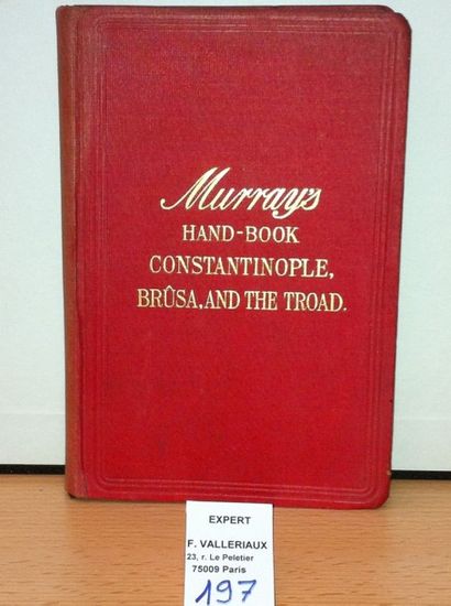 [Guide Murray's] WILSON Charles Handbook for travellers in Constantinople, Brûsa,...