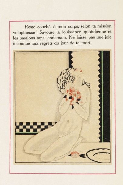 [SAUVAGE] LOUYS Pierre Les Chansons de Bilitis. Paris, Bouchet, 1927, in-4 de 153...