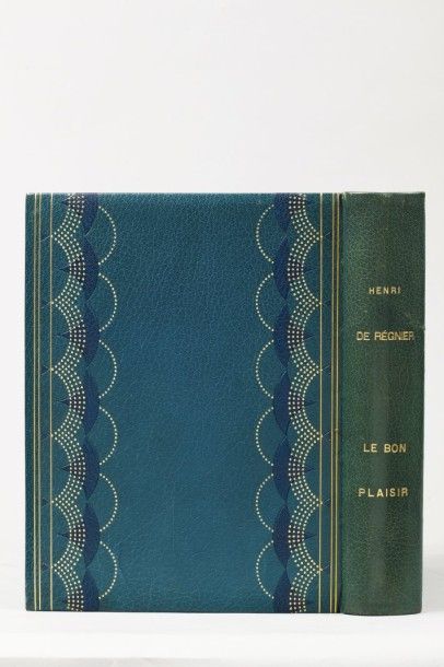 null [SAUVAGE] REGNIER Henri de. Le Bon Plaisir. Paris, La Roseraie, 1929, in-4 dans...
