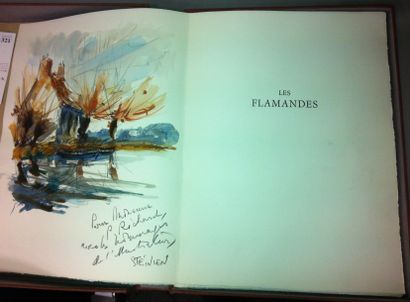 [STEINLEN] VERHAEREN Emile Les Flamandes. Paris, de Tartas, 1962, in-4 en feuilles...