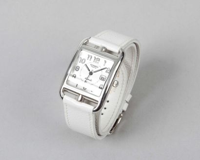 HERMÈS Paris Swiss made N°CC1.710 1309571 Montre "Cape Cod" en acier, cadran ivoire,...