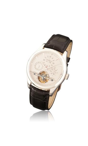 JAEGER LECOULTRE MASTER GRANDE TRADITION TOURBILLON PERPETUEL PLATINE n°2649508 vers...