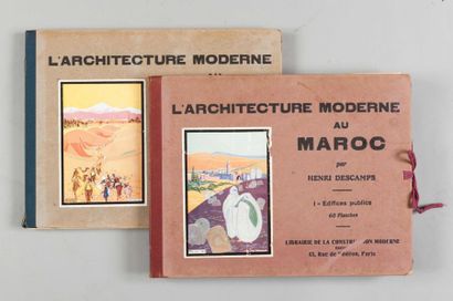 DESCAMPS Henri L'architecture moderne au Maroc. Paris, Librairie de la construction...