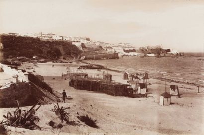 James Valentine (1815-1880) Maroc, c. 1875. Cape Spartel lighthouse. Tangier from...