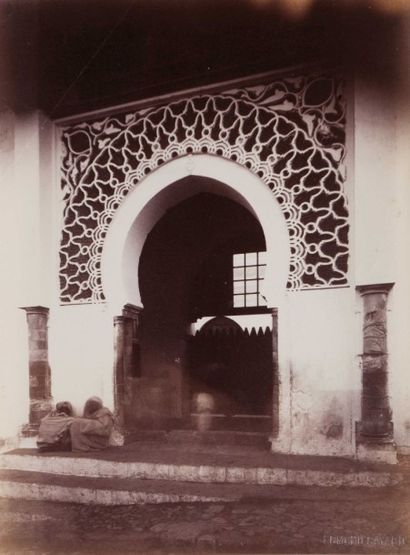 Edmond Bayard Maroc, c. 1880. Tanger. Mosquée Sidi Saïd. Kasbah. Mosquée Yama el...