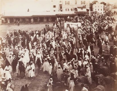 A Cavilla Maroc, c. 1880. Tanger. Entrée de Hassan ben Mohammed (Hassan Ier) à Tanger....