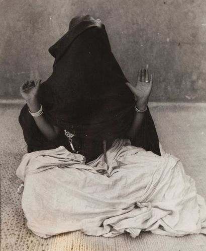 Jean BESANCENOT (1902-1992) Maroc, 1947. Danse de la Guedra. Tribu Ait Oussa. La...