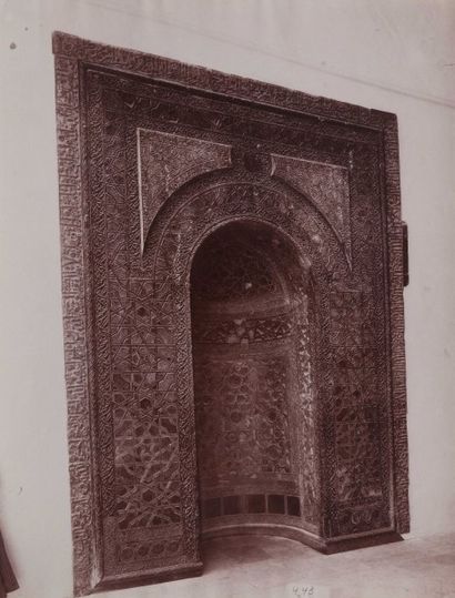 Auteur non identifié Alep, c. 1885. Vues générales. Minarets. Mausolée. Citadelle....