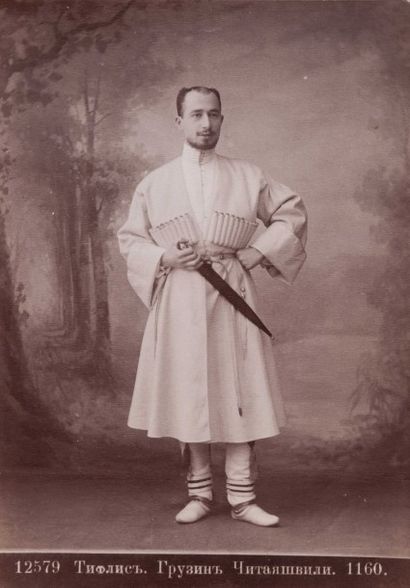 Dmitri Ivanovitch Ermakov (1846-1916) Caucase, c. 1870-1880. Types géorgiens. Musiciens....