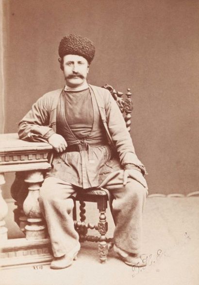 Dmitri Ivanovitch Ermakov (1846-1916) Géorgie, c. 1880. Bains de Tiflis. Séance de...