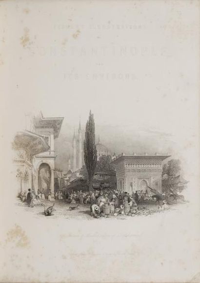 [ALLOM Thomas, GALIBERT Léon et PELLE (C.)] Fisher's Illustrations of Constantinople...