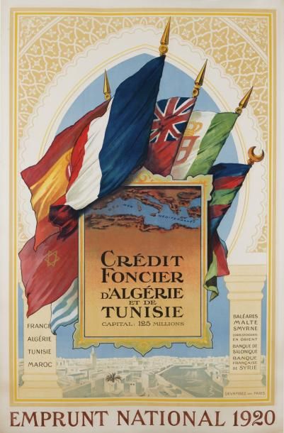 «Emprunt national 1920». Crédit Foncier d'Algérie...