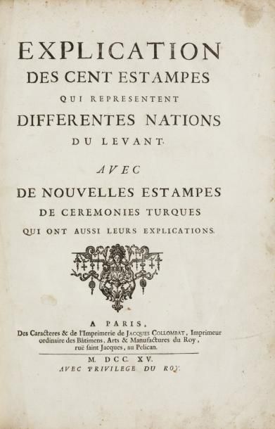 null LE HAY et FERRIOL d'ARGENTAL Charles de Recueil de Cent estampes représentant...