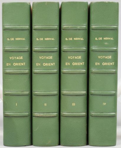 null NERVAL Gérard de Voyage en Orient. Paris, Richelieu, 1950, 4 volumes in-8 carré,...