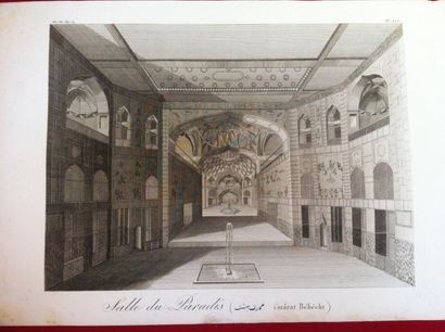 [ISPAHAN] Ensemble de 7 gravures publiées en 1811 représentant les grands lieux d'Ispahan....