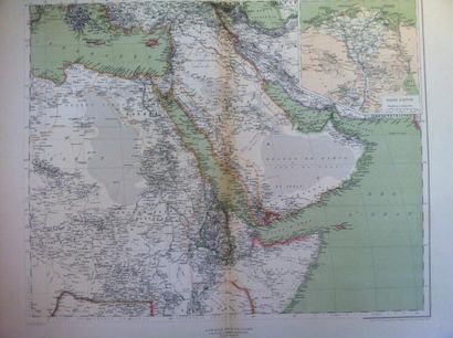 null [ARABIE] MAUREPAS Comte de Carte de la Coste d'Arabie, Mer Rouge et Golfe de...