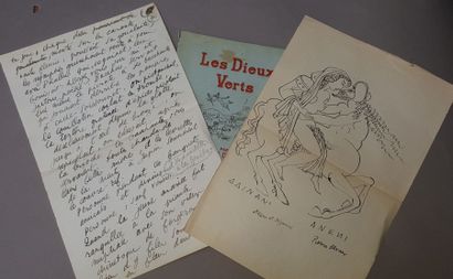 [ARGOT]. Pierre DEVAUX (Bordeaux 1897-1966) Une page du manuscrit de son ouvrage...