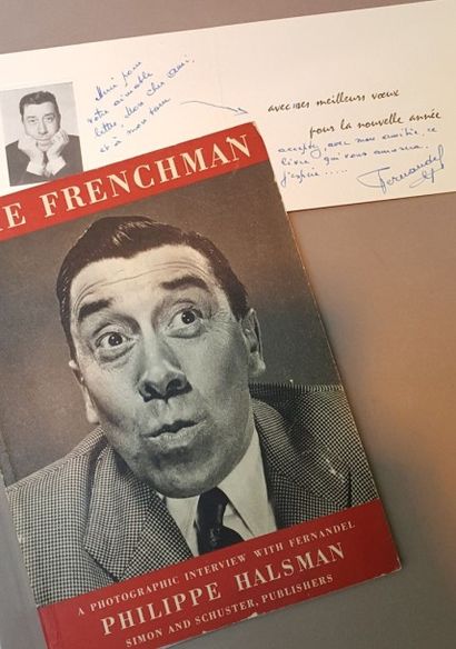 [FERNANDEL] Rare ouvrage de Philippe Halsman intitulé «The Frenchman» formant un...