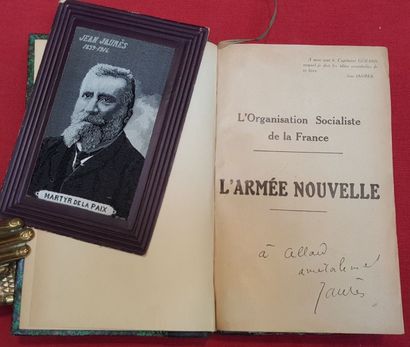 JAURES Jean Dédicace de Jean Jaurès adressée à son ami Allard, située au premier...