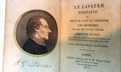 [LAVATER Jean Gaspard] Le Lavater portatif ou Précis de l'art de connaître les hommes...