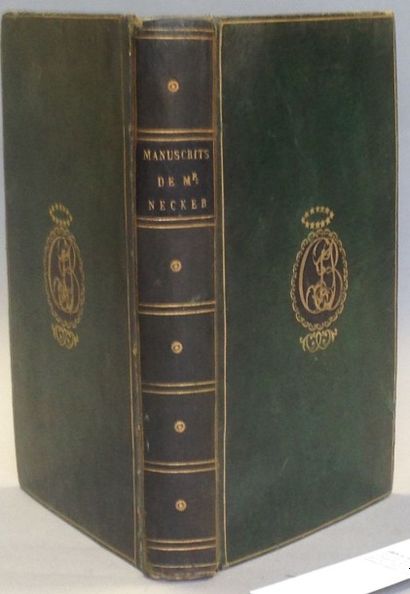 NECKER Manuscrits de M. Necker publiés par sa fille. Genève, Paschoud, An XIII (1805),...