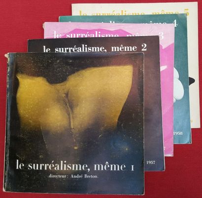 null Revue LE SURREALISME, MEME. Directeur André Breton. Complet des 5 numéros parus...