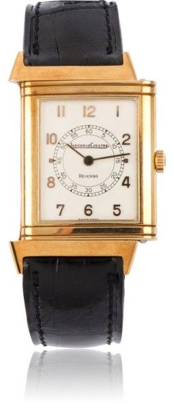 JAEGER LECOULTRE Reverso ref 140.007.1 n°1536117 vers 1980. Rare et belle montre...