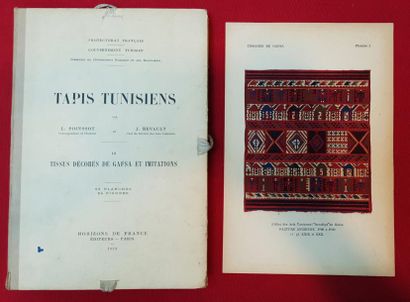 POINSSOT et REVAULT Tapis Tunisiens. Tome III consacré aux tissus décorés de Gafsa...