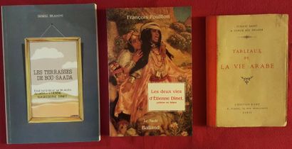 [DINET] Ensemble de trois livres sur le grand peintre orientaliste: «Les deux vies...