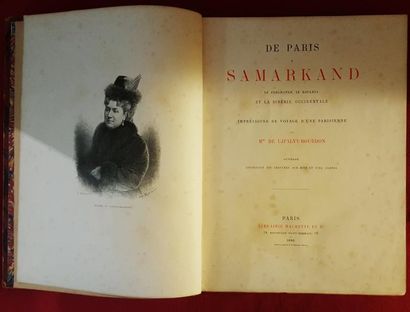 UJFALVY-BOURDON Marie de De Paris à Samarkand. Le Ferghanah, Le Kouldja et la Sibérie...