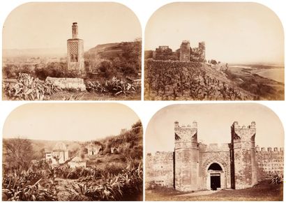 Photographe anglais non identifié Maroc, c. 1875. Rabat. Tour Hassan. Mosquée et...