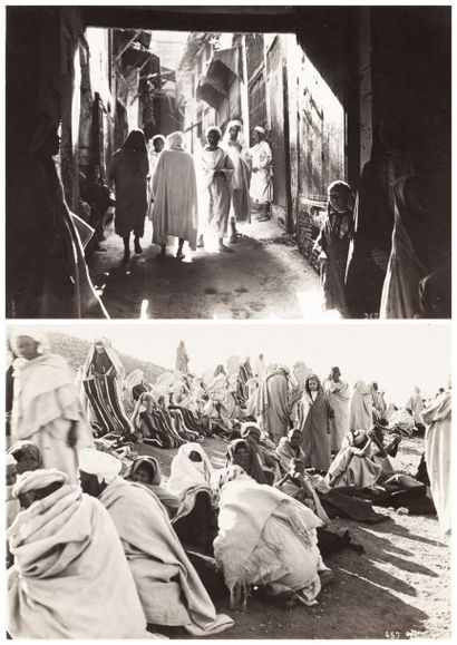 null Marcellin Flandrin - Photo Félix Maroc, 1910-1930. Petits métiers. Relieurs....