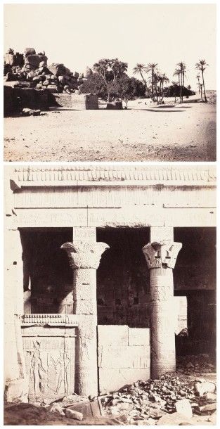 Photographe non identifié Égypte, c. 1865. Mosquées des Califes Kaïd Bey et du Sultan...