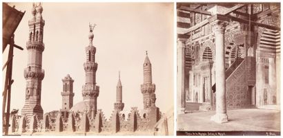 Pascal Sebah (1823-1886) - Jean-Pascal Sébah (1872-1947) Égypte, 1870-1890. Mosquée...