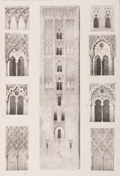 GIRAULT DE PRANGEY Monuments arabes et moresques de Cordoue, Séville et Grenade dessinés...