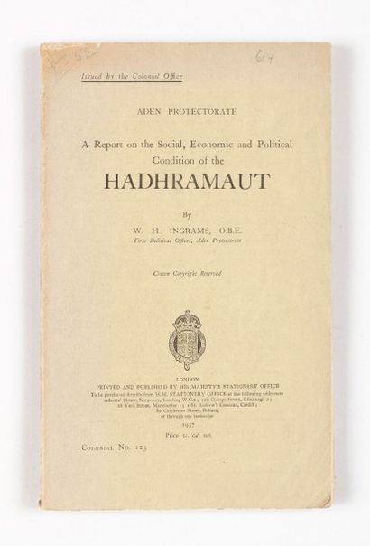 INGRAMS (William Harold) A Report on the social, Economic and Political Condition...