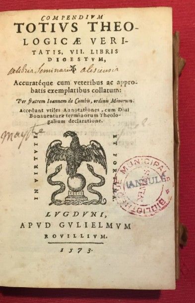 COMBIS Johannes de Compendium totius theologicae veritatis, VII. libris digestum......