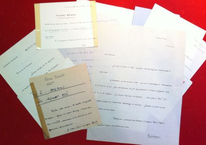 BENOIT Pierre (Albi 1886-1962)Ecrivain Six lettres autographes signées adressées...
