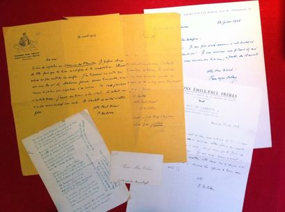 MAC ORLAN Pierre (Péronne 1882-1970) Ecrivain Bel ensemble de lettres autographes...