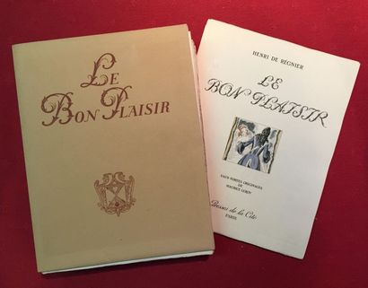 [LEROY]. REGNIER Henri de Le Bon Plaisir Paris, Presses de la Cité, 1945, in-4 en...