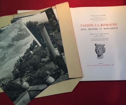 SAUTEL Chanoine J Vaison-la-Romaine. Site, histoire et monuments. Lyon, Rey, 1955,...