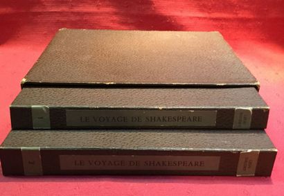 DAUDET Léon Le Voyage de Shakespeare. Paris, La Nouvelle France, 1943, 2 volumes...