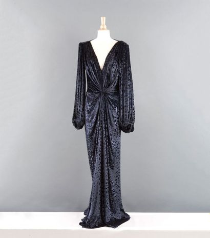 Yves SAINT LAURENT haute couture n°59033  Hiver 1985