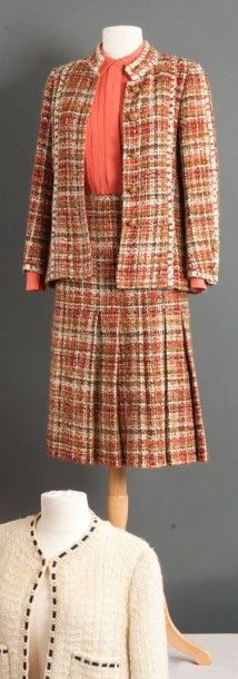 CHANEL Haute Couture n° 43565-43566  circa 1965-1970