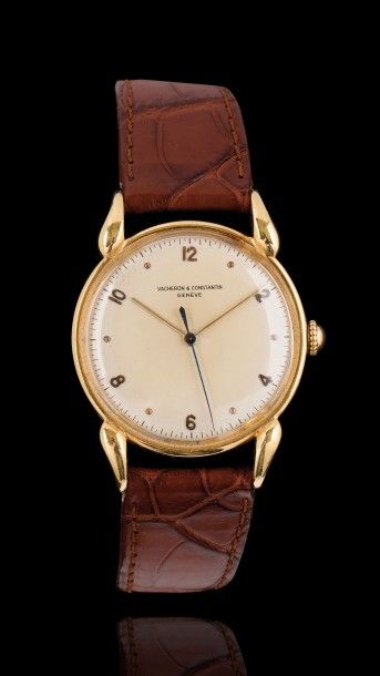 VACHERON CONSTANTIN n°290645 vers 1940 

Belle montre bracelet en or 18k(750). Boitier...