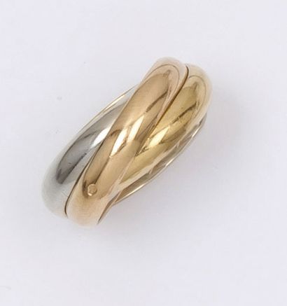 CARTIER «Trinity» - Bague trois anneaux en or de trois couleurs
Signée Cartier et...