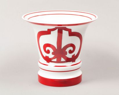 HERMÈS Paris made in France 

*Grand vase en porcelaine «Balcon du Guadalquivir»....