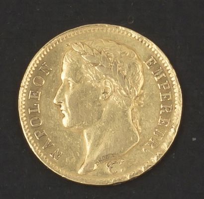 null NAPOLÉON Ier (1804-1814). 40 francs. Lille. 1810. (G. 1084). Très Beau.