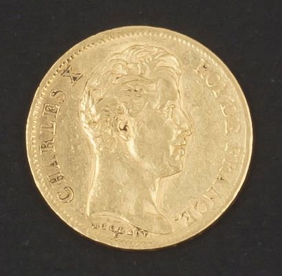 CHARLES X (1824-1830). 40 francs. Paris....